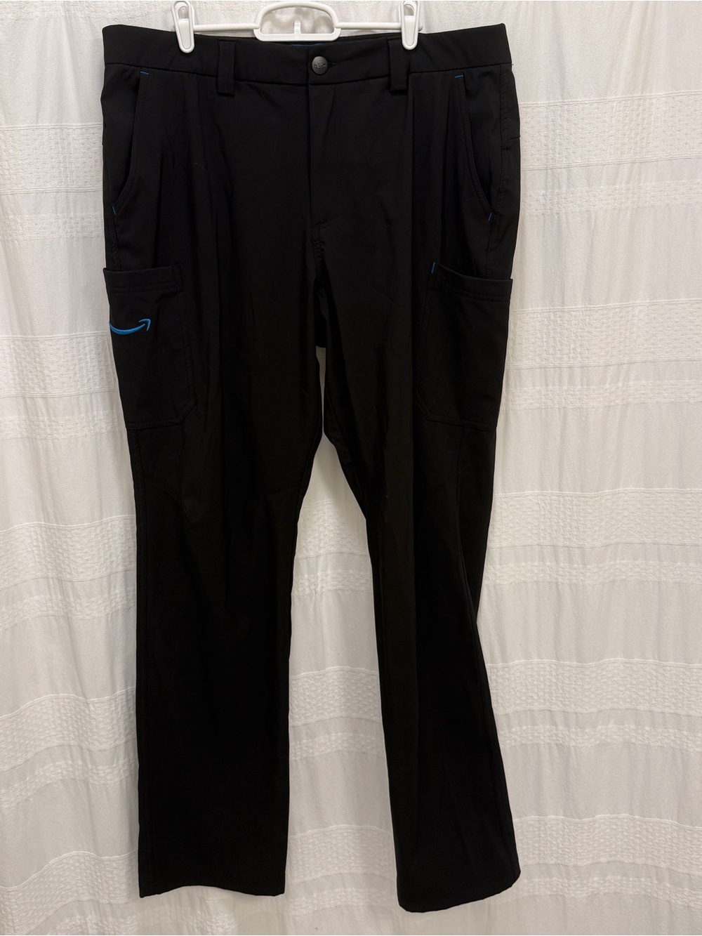 Amazon Driver Cargo Pants Luly Yang Black Men’s XL Performance Stretch